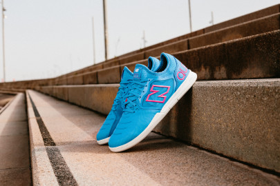 Novas sapatilhas de futsal New Balance Audazo V5 Pro